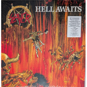 Slayer - Hell Awaits (40Th Anniversary Edition Boxset Cofre Incluye: 3 Discos + Booklet + Posters + Flyer + Slipmat Exclusivo + Sticker + Réplica De Entrada + Pase De Prensa/Gira + Boletín Del Club De Fans + Stickers)