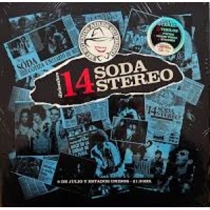 Soda Stereo - Diciembre 14  - 9 de julio y Estados Unidos - 21:30hs (Boxset Incluye: 3 Discos de color Azul + Poster Conmemorativo + Stickers + Insert Doble + Edición Numerada)
